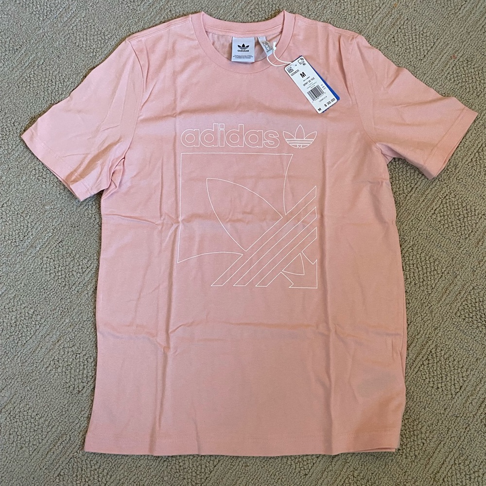 Pink Adidas t shirt Mens Medium
